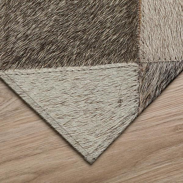 Laredo Grey 8 ft. x 8 ft. Indoor/Outdoor Washable Rug