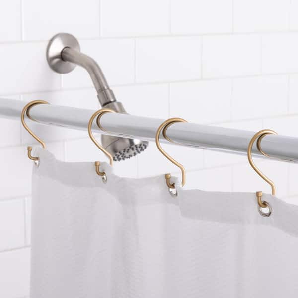 No-drill Curtain Hook Effortlessly Organize Home with Adjustable S-shaped Curtain  Hooks for Bathroom Living Spaces