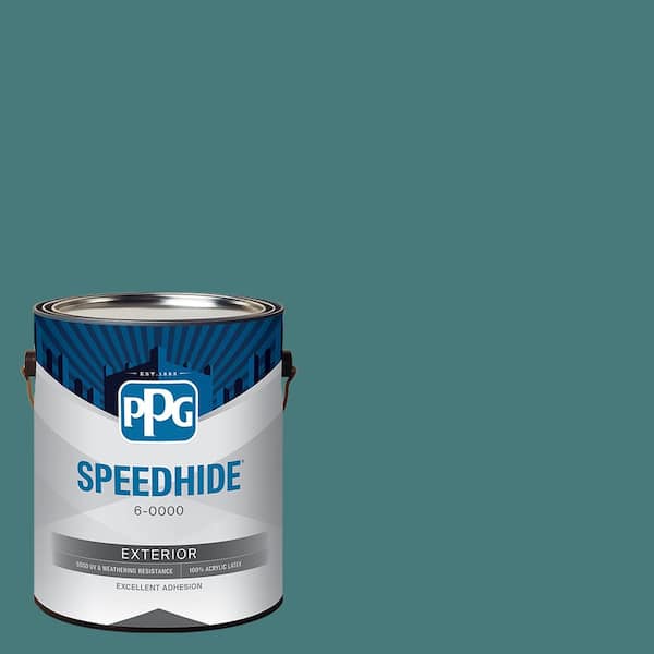 SPEEDHIDE 1 gal. PPG1146-6 Lucky Shamrock Flat Exterior Paint