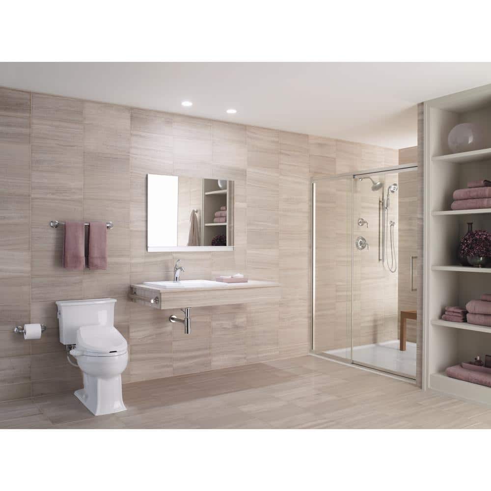 Polished Chrome Single-Function Wall-Mount Showerhead