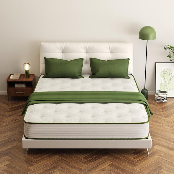 Crystli Twin Medium Gel Memory Foam Hybrid Mattress 12 in. Euro Top, OEKO-TEX Standard 100 Certification Mattresses