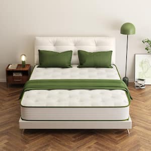 Queen Medium Gel Memory Foam Hybrid Mattress 12 in. Euro Top, OEKO-TEX Standard 100 Certification Mattresses