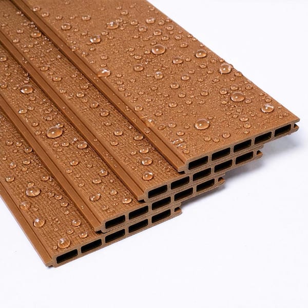 GWF Classic Privacy 6 ft. x 6 ft. Cedar Composite Horizontal Wood