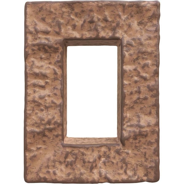 Ekena Millwork 4 in. x 7-7/8 in. Universal Electrical Cover for Stonewall Faux Stone Siding Panels