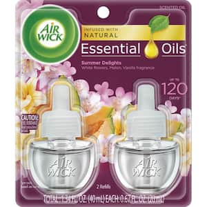 Life Scents 0.67 oz. Summer Delights Scented Oil Plug-In Air Freshener Refill (2-Count)