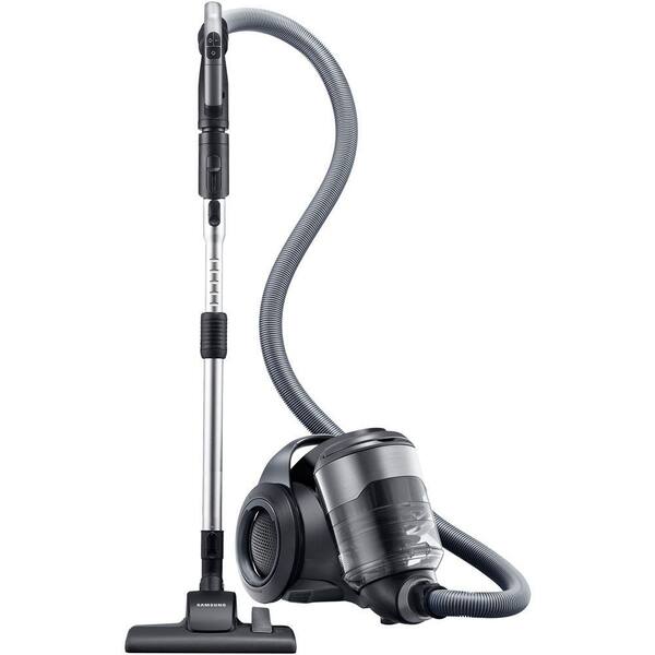 Samsung VC-F700 Bagless Canister Vacuum with 2-Step Air Driven Brush in Titanium Silver-DISCONTINUED