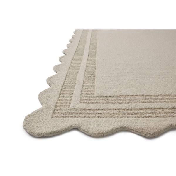 Chris Love Julia Scottie Ivory / Grey 9ft. 3 in. x 13 ft. Transitional Area Rug
