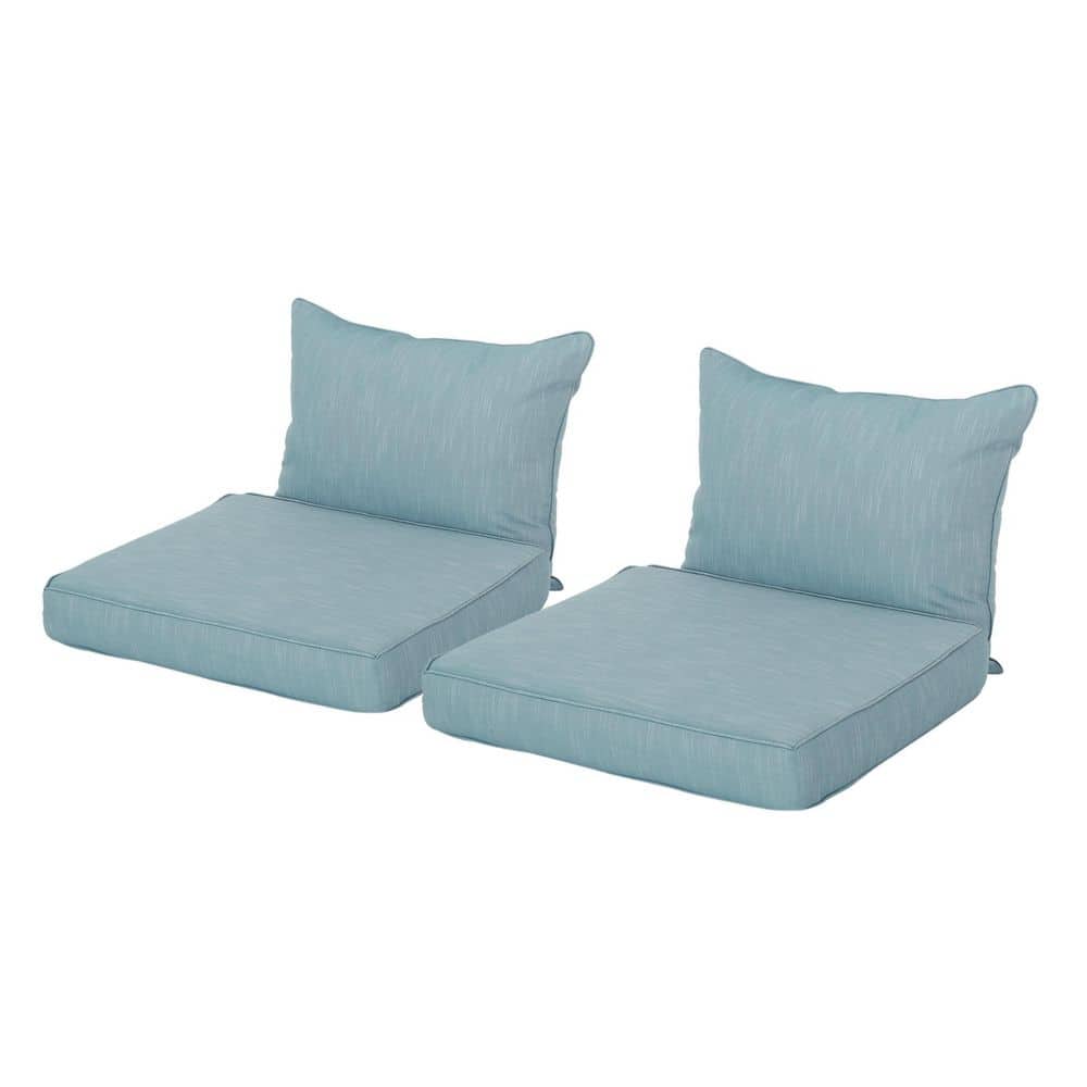 27 x 24 Antibes Club Chair Set, Outdoor Back Cushion and Seat Cushion, in T