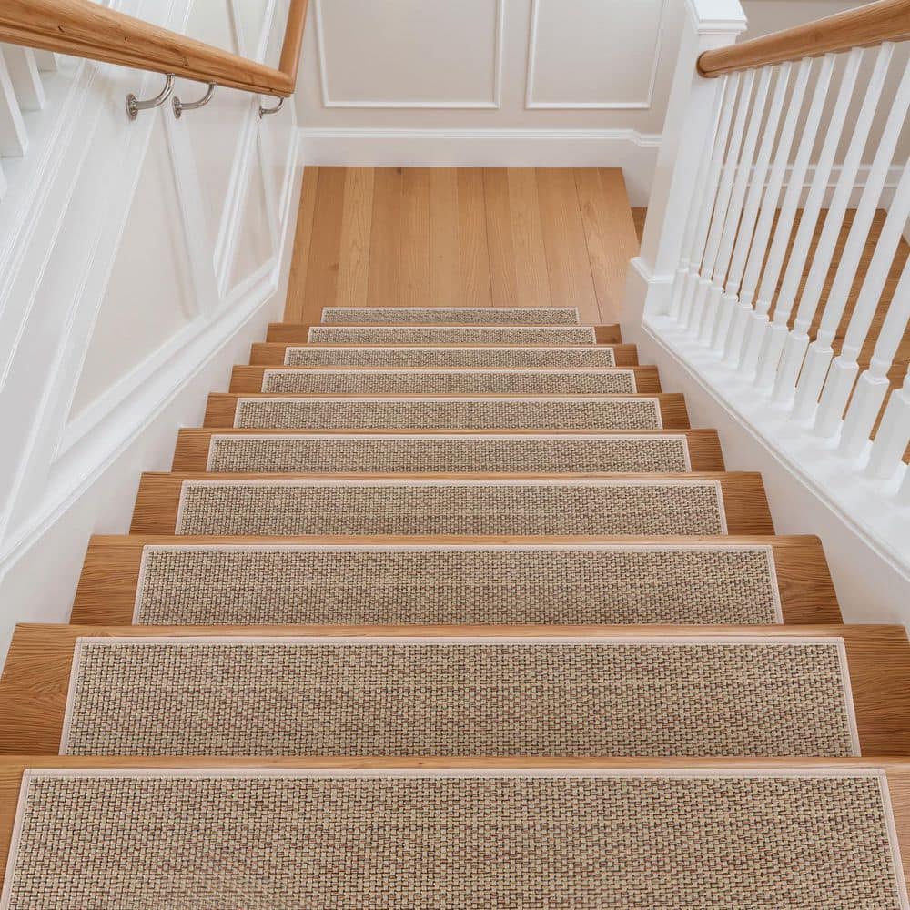 8 in. x 30 in. Chenille Stair Tread Cover (Set of 15)