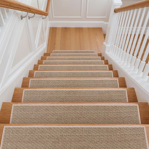 8 in. x 30 in. Chenille Stair Tread Cover (Set of 15)