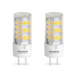 60 - Watt Equivalent Soft White Light T7 (GY6.35) Bi-Pin, Dimmable Clear LED Light Bulb 3000K (2-Pack)