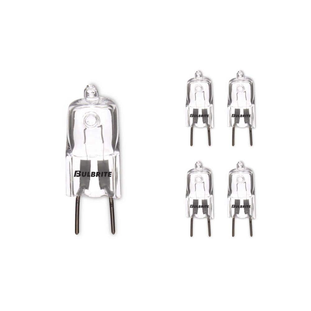 35-Watt Soft White Light T4 (GY8) Bi-Pin Screw Base Dimmable Clear Mini Hal