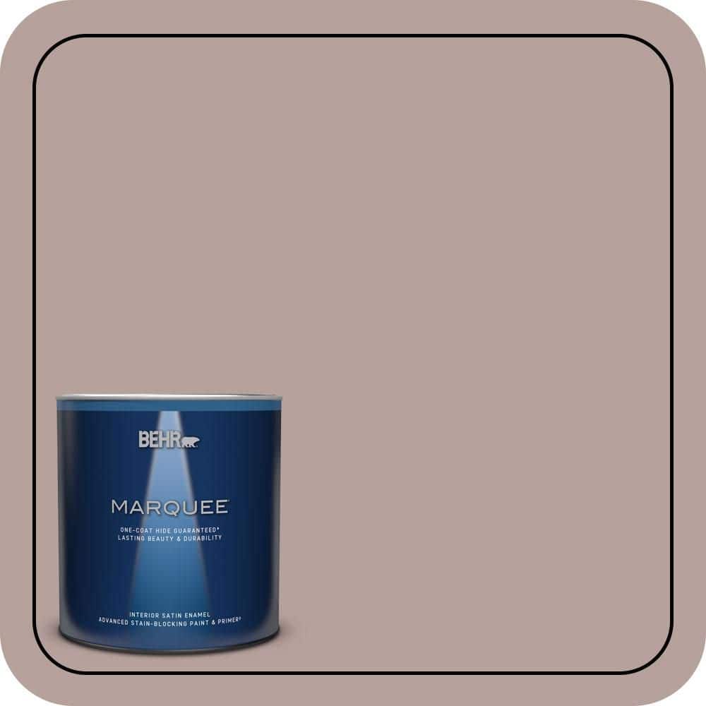 1 qt. #N130-4 Plum Taupe One-Coat Hide Satin Enamel Interior Paint & Primer price history on PriceWatchPro