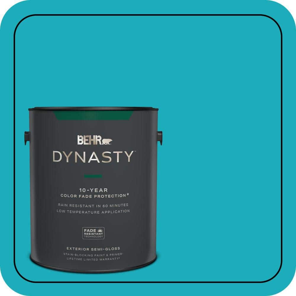 1 gal. #P470-5 Placid Sea Semi-Gloss Enamel Exterior Stain-Blocking Paint & Primer price history on PriceWatchPro