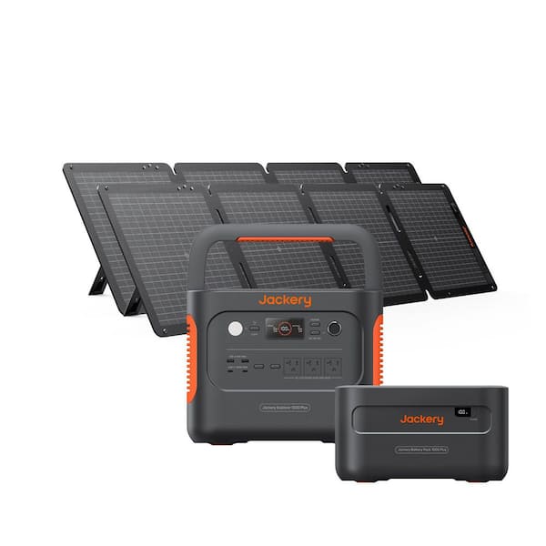 Jackery 2000W Output/4000W Peak Solar Generator 1000 Plus