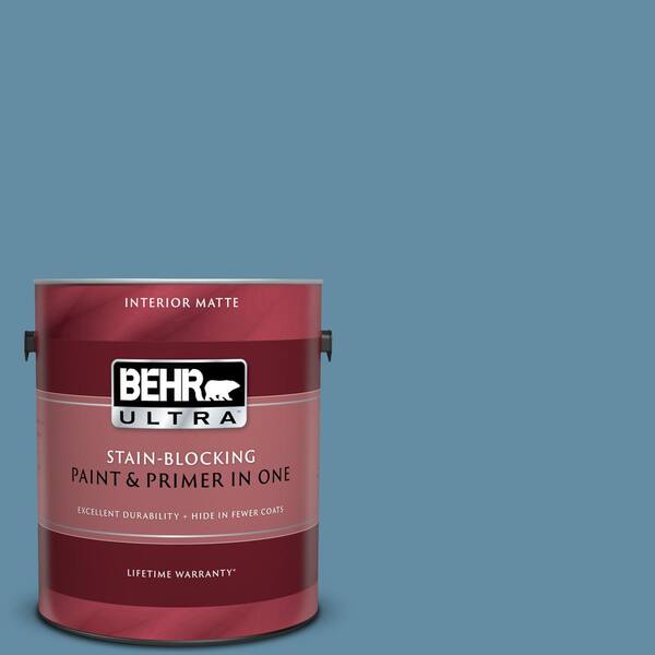 BEHR ULTRA 1 gal. #UL230-18 French Court Matte Interior Paint and Primer in One