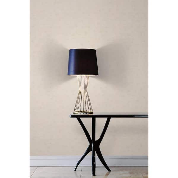 The Printery Ivory, grey Vinyl Strippable Roll (Covers 13.5 sq. ft.)