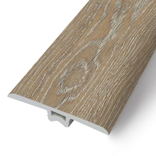 Waterproof Rigid Core T-Molding in the color Drift 0.23 in. T x 1.77 in. W x 94 in. L