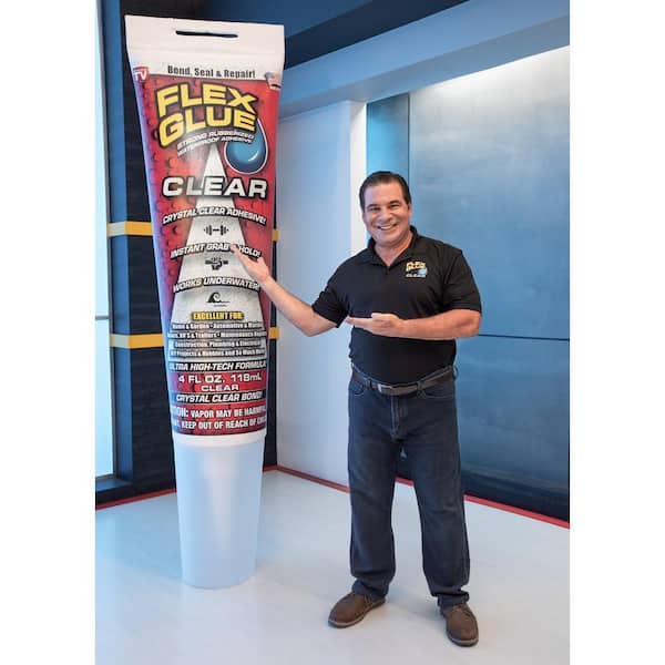 Flex Glue Clear 9 oz. Pro-Formula Strong Rubberized Waterproof Adhesive (6-Pack)