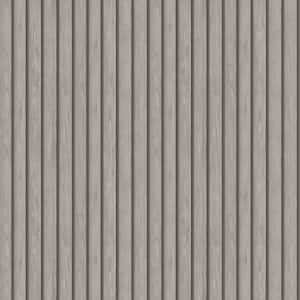 Wood Slat Grey Oak Non-Pasted Wallpaper (Covers 56 sq. ft.)