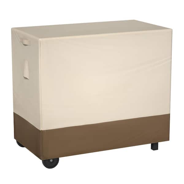 Light Yellow Outdoor Dining Grill Cart Furniture Cover for Outdoor Prep Table