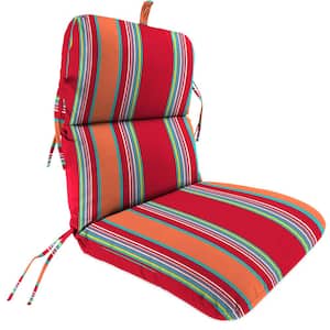 45 in. L x 22 in. W x 5 in. T Outdoor Chair Cushion in Mulberry Red