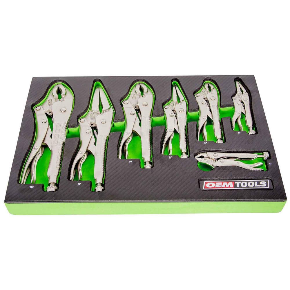 OEMTOOLS 7-Piece Locking Pliers Set 23987 - The Home Depot