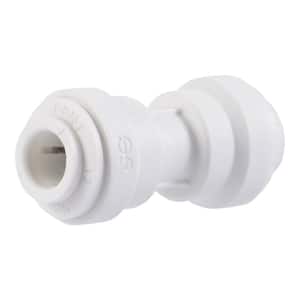 1/4 in. O.D. x 1/4 in. O.D. Push-to-Connect Polypropylene Coupling Fitting