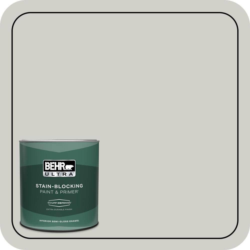 1 qt. Home Decorators Collection #HDC-NT-17G Polar Fox Extra Durable Semi-Gloss Enamel Interior Paint & Primer price history on PriceWatchPro