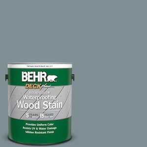 1 gal. #740F-4 Dark Storm Cloud Solid Color Waterproofing Exterior Wood Stain