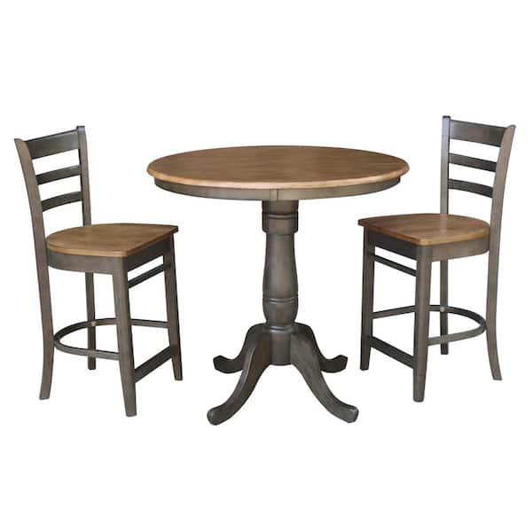 International Concepts Hampton 3 Piece, What Height Chairs For 36 Table