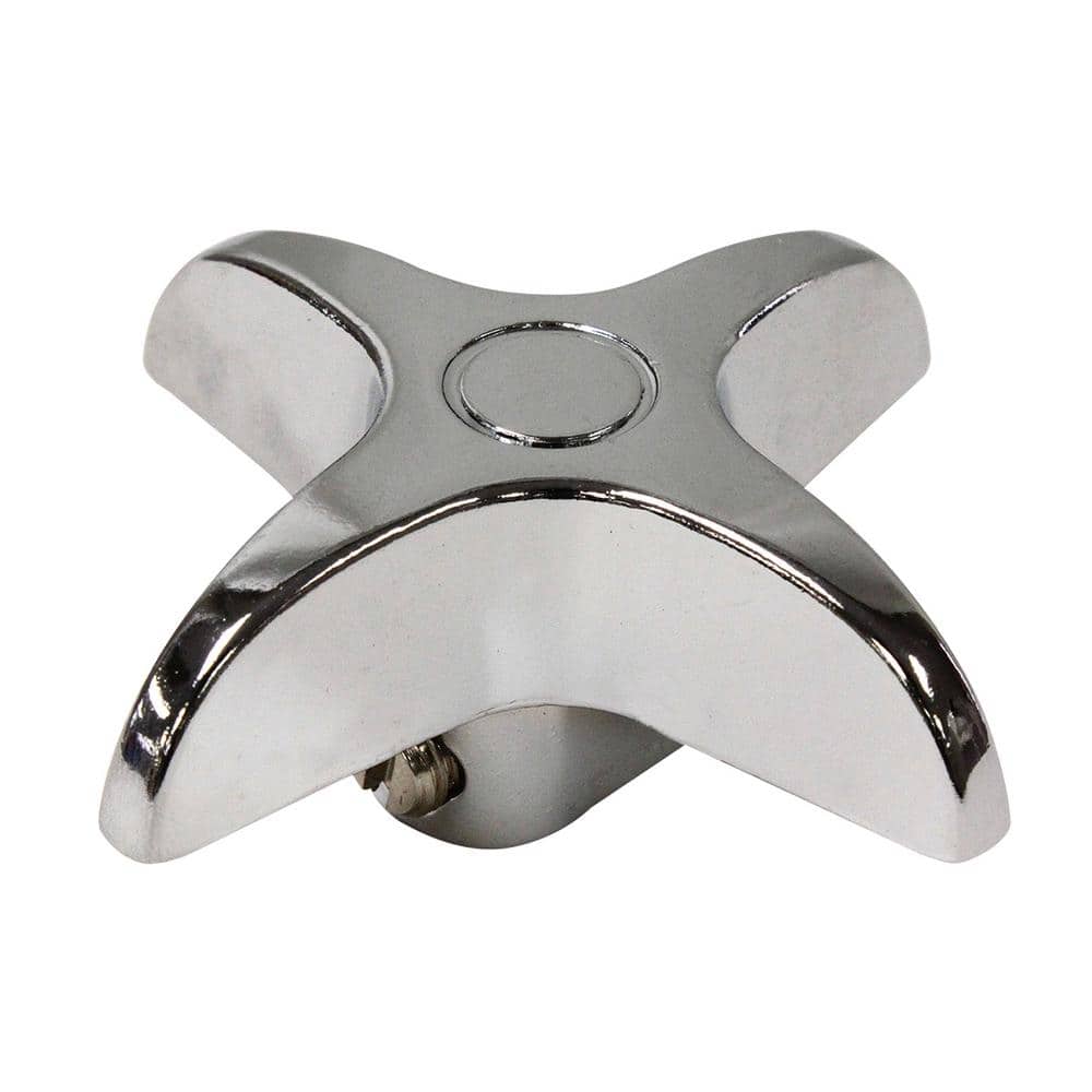Universal Chrome Cross Tub and Shower Diverter Handle