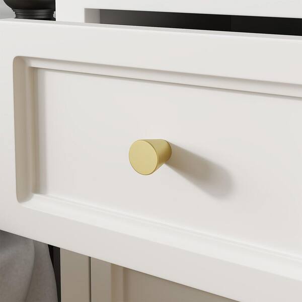 Numhew 10-Pack 0.94 in. Gold Knobs, Brushed Brass Cabinet Knobs, Small Drawer Pulls, Round Gold Kitchen Cabinet Hardware X8J1Q3B5 - The Home Depot Numhew 10-Pack 0.94 in. Gold Knobs, Brushed Brass Cabinet Knobs, Small Drawer Pulls, Round Gold Kitchen Cabinet Hardware X8J1Q3B5 - The Home Depot