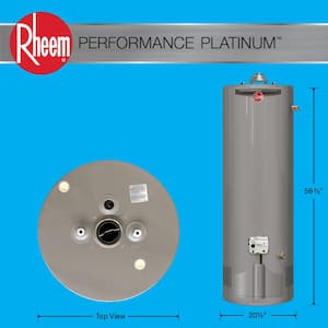 Performance Platinum 50 Gal. Tall 12 Year 38,000 BTU Ultra Low NOx (ULN) Natural Gas Tank Water Heater - Utah Version