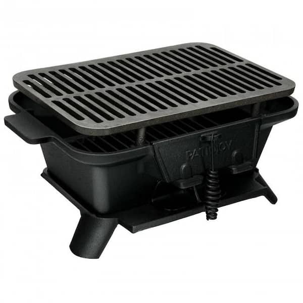 Portable Charcoal Outdoor BBQ Grill For Camping With Travel Bag - Small  Tabletop Smoke ＆ Smokeless Pan Optional - Built In Electric Fan Power  Supplied