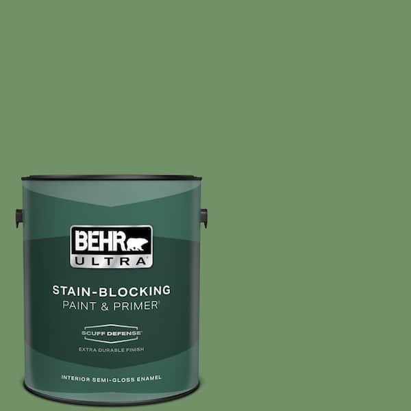 BEHR ULTRA 1 gal. #M400-6 Mixed Veggies Extra Durable Semi-Gloss Enamel Interior Paint & Primer