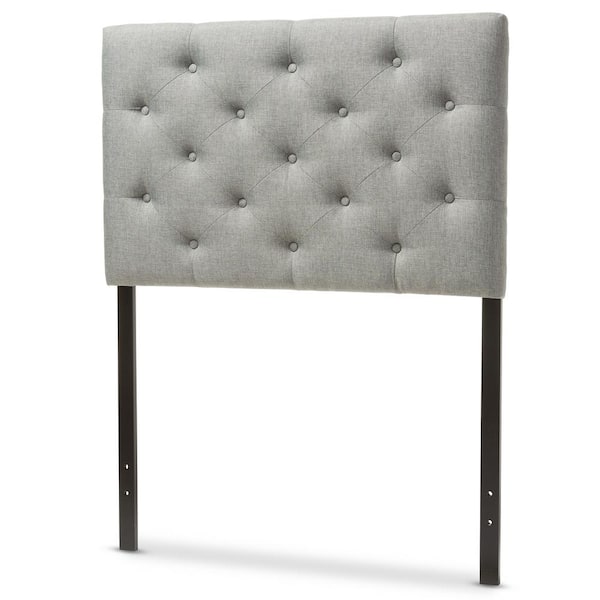 Baxton Studio Viviana Gray Twin Headboard 28862 6975 HD The Home