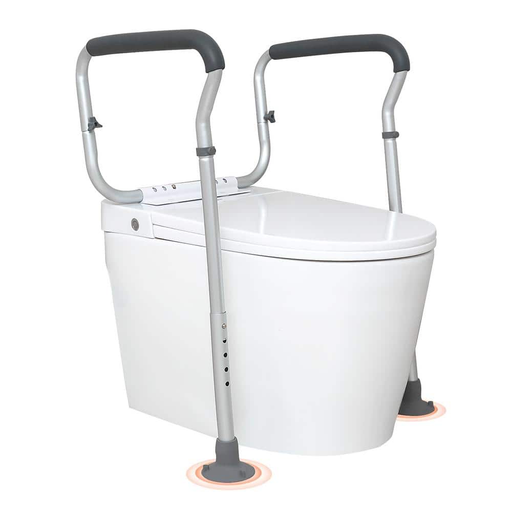 Toilet Safety Rail Bathroom Toilet Seat Frame, Adjustable Width & Height Fit Most Toilets Non-Electric Waterless Toilet price history on PriceWatchPro