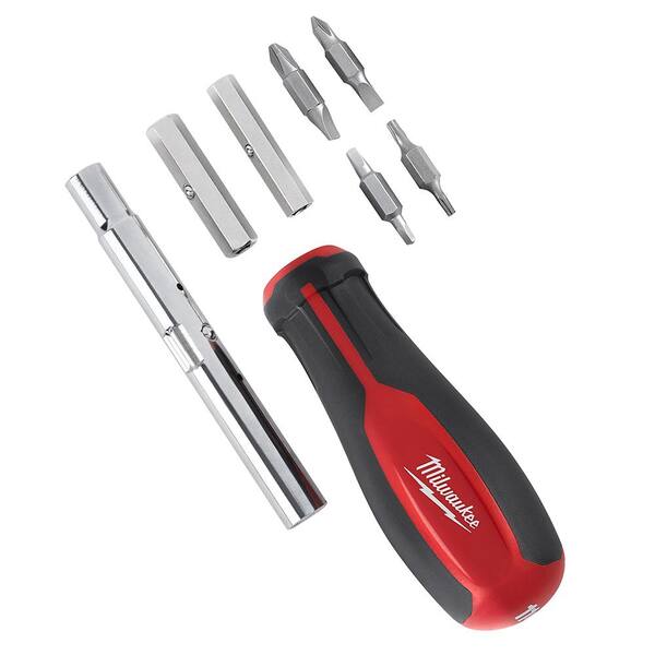 Milwaukee FASTBACK 3 in. 5-in-1 Folding Knife with Pliers Kit and  Screwdriver Set (14-Piece) 48-22-1540-48-22-6331-48-22-2710 - The Home Depot