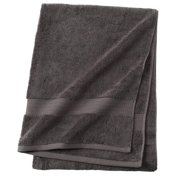 Unbranded Newport 1-Piece Bath Towel in Charcoal