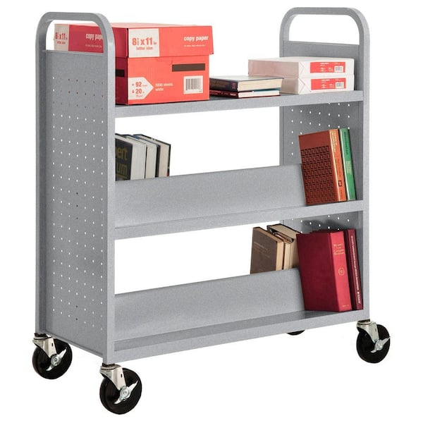 Sandusky Multi-Granite Mobile Steel Bookcase