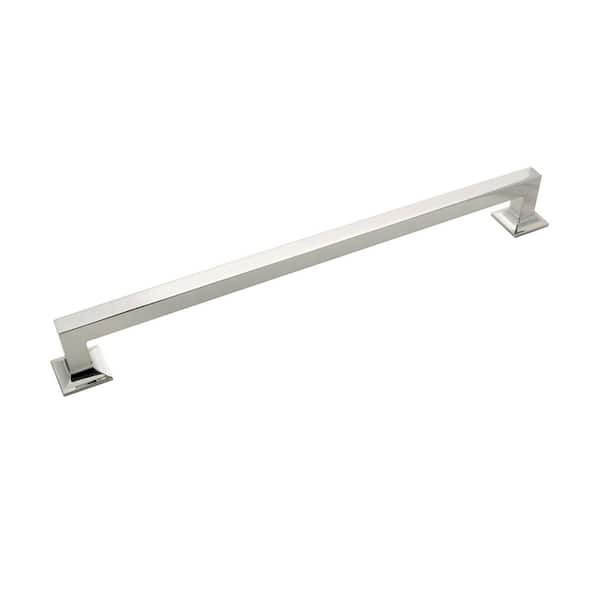 HICKORY HARDWARE Studio 12 in. (305 mm) Center-to-Center Polished Nickel Cabinet Pull (5-Pack)