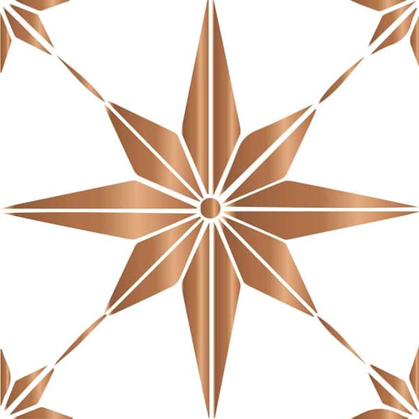 MI ALMA Brown B76 8 in. x 8 in. Vinyl Peel and Stick Tile (24 Tiles, 10.67 sq.ft./Pack)