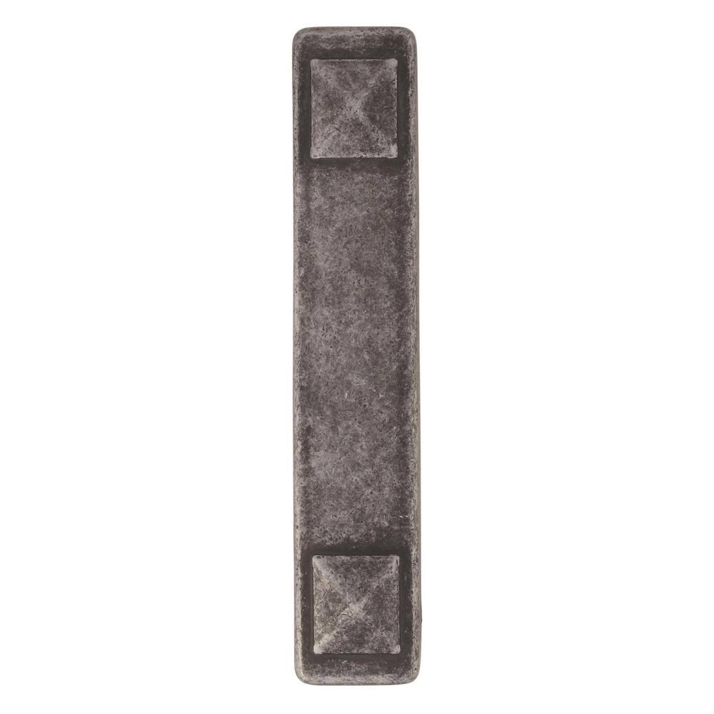 Wrought Iron Rustic Cabinet Bar Pull with Mounting Hardware