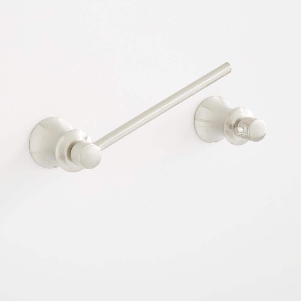 Brushed Nickel Wall Mounted Pivoting Toilet Paper Holder