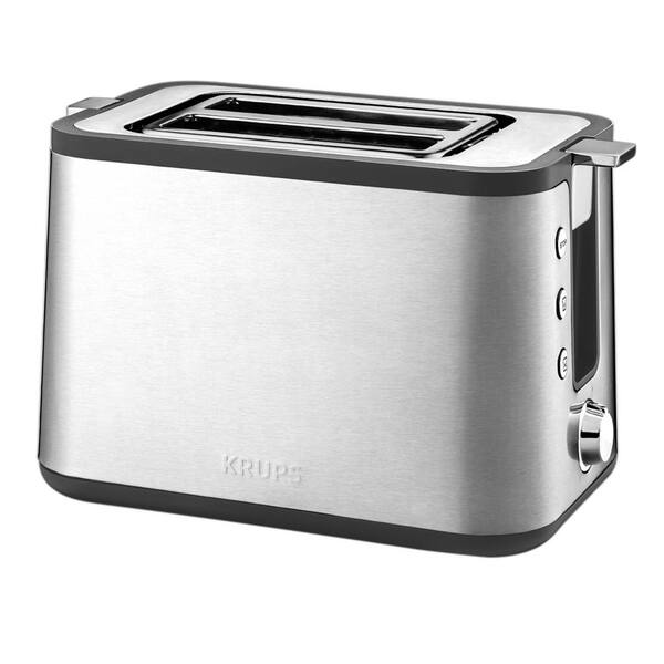 Krups Control Line 2-Slice Stainless Steel Toaster with Crumb Tray