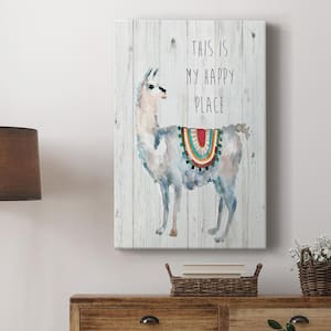 Llama Happy Place By Wexford Homes Unframed Giclee Home Art Print 12 in. x 8 in. .
