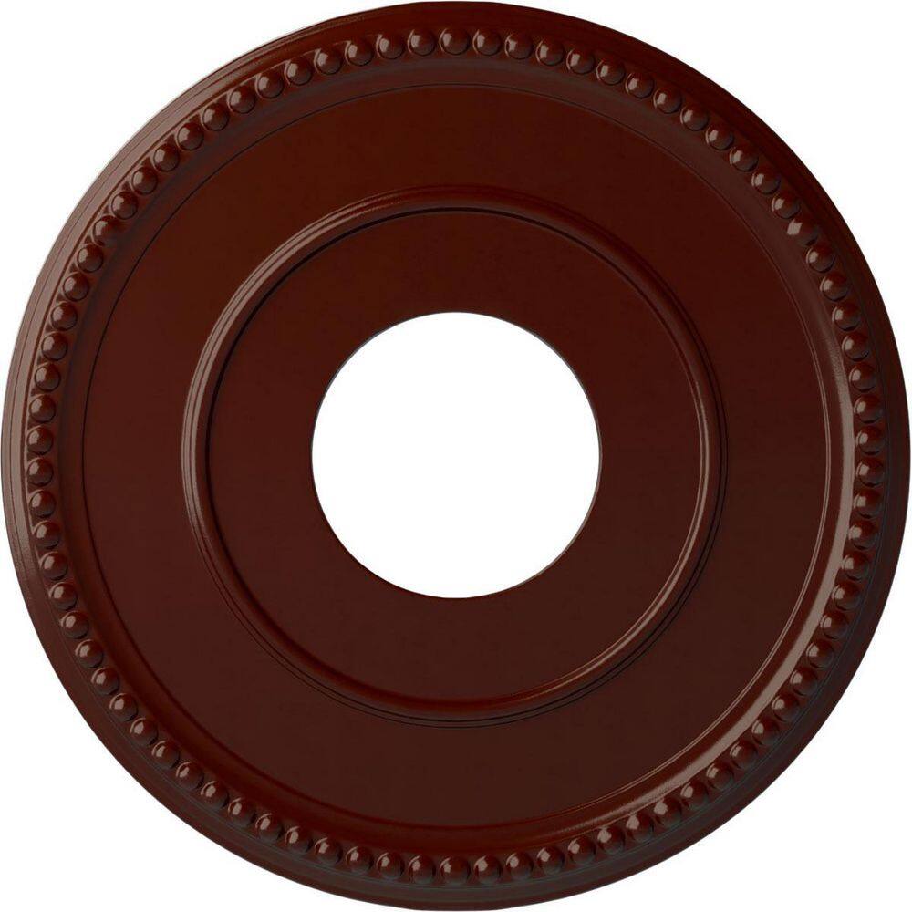 Bradford 12.5" Brushed Mahogany Polyurethane Ceiling Medallion