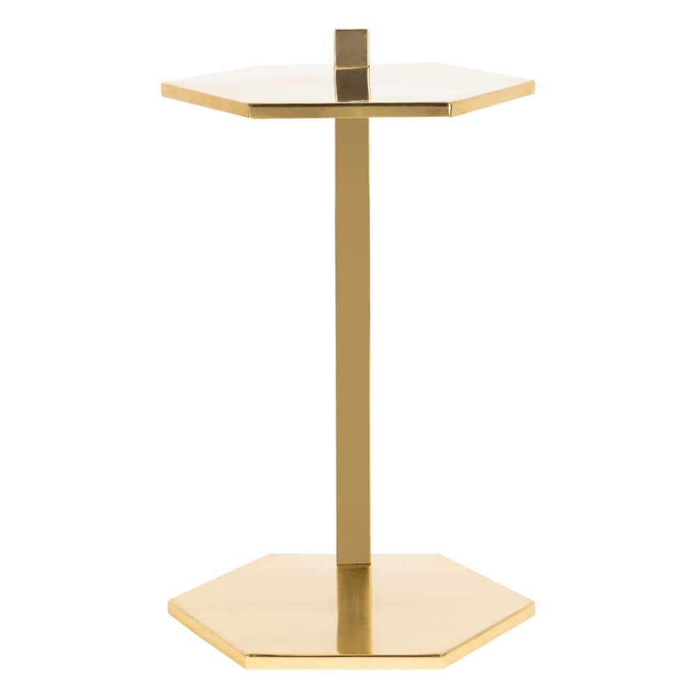 SAFAVIEH Aurea Gold End Table ACC4603A The Home Depot