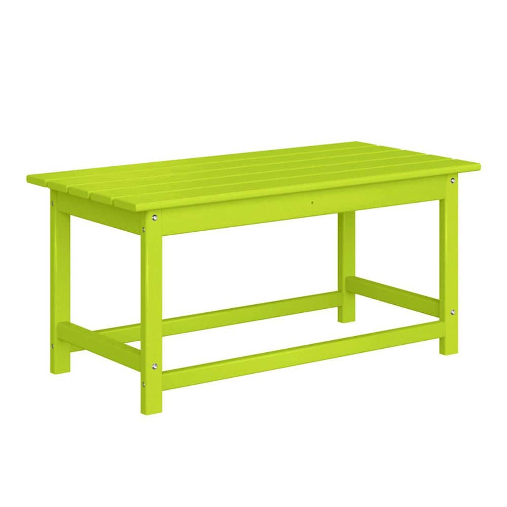 Lime Green Poly Adirondack Outdoor Coffee Table